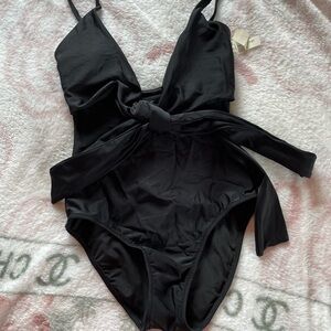 Aerie Black One Piece Swimsuit